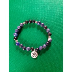 Bracelet homme en sodalite...