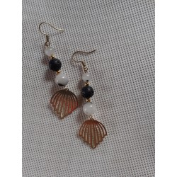 Boucles d'oreille en pierre...