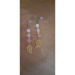 Boucles d'oreille en quartz...