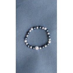 Bracelet homme en hématite...