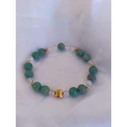 Bracelet femme en amazonite...