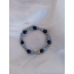 Bracelet femme en sodalite...