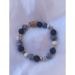 Bracelet femme en howlite...