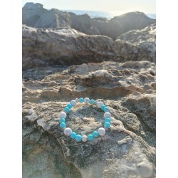 Bracelet femme en howlite...