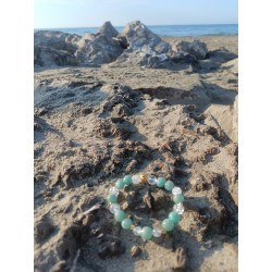 Bracelet femme en amazonite...