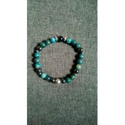 Bracelet homme en apatite...