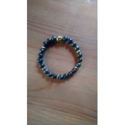 Bracelet homme en bronzite...